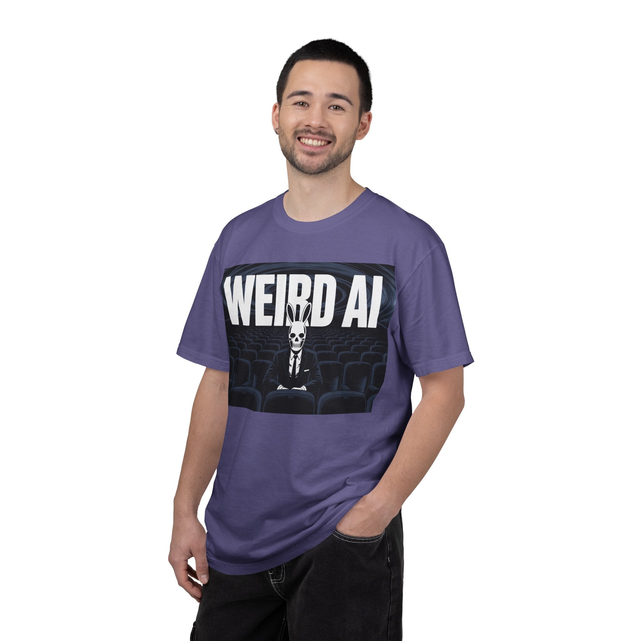 WEIRD AI  " Backrooms Theater " Unisex Garment-Dyed T-shirt