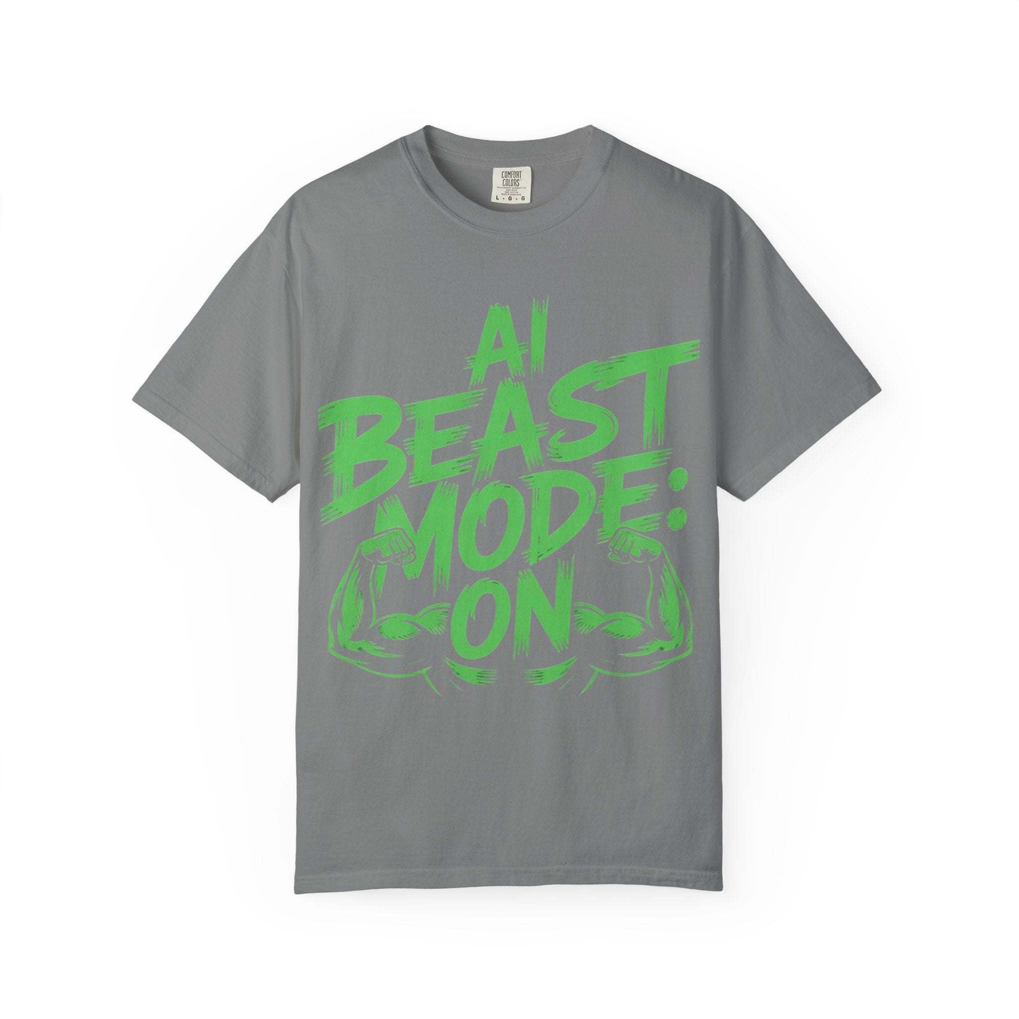 AI BEAST MODE: ON “DIGITAL HULK ENERGY” Unisex Garment-Dyed T-shirt