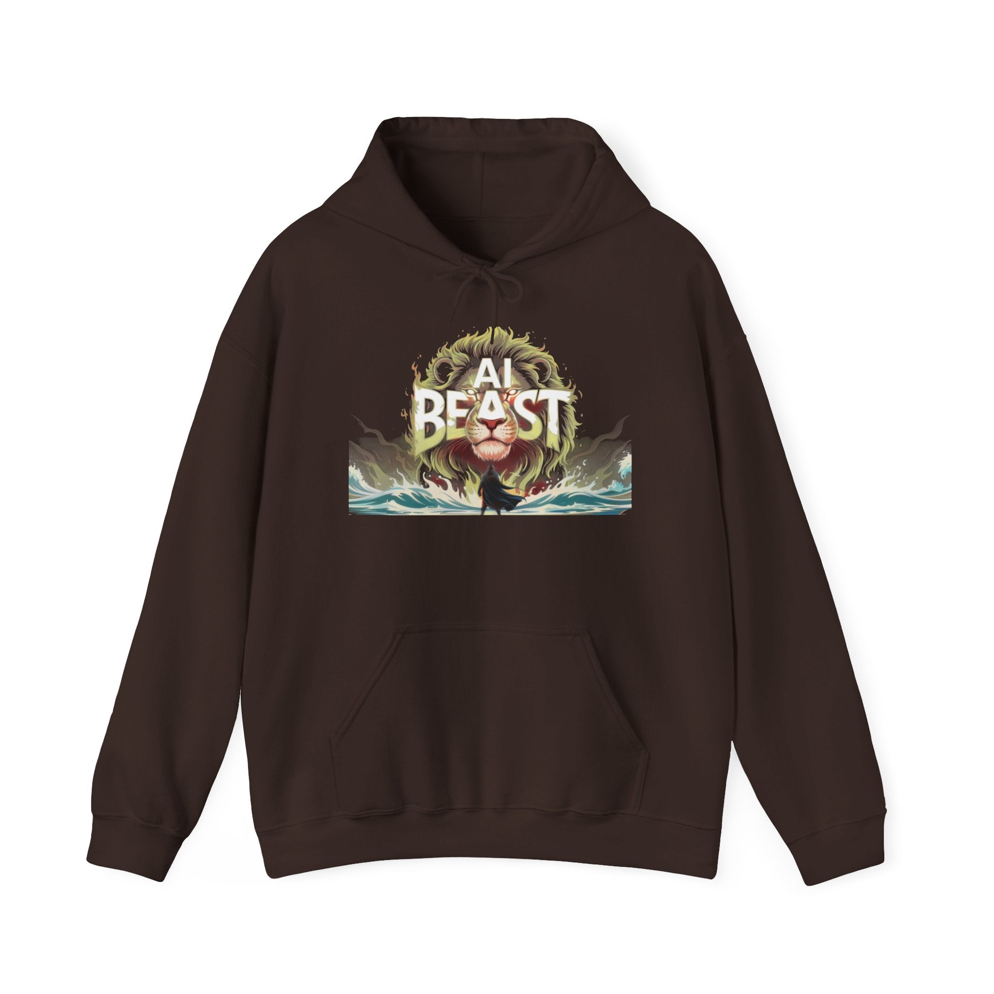 AI BEAST “Majestic Upload” Unisex Heavy Blend™ Hooded Sweatshirt