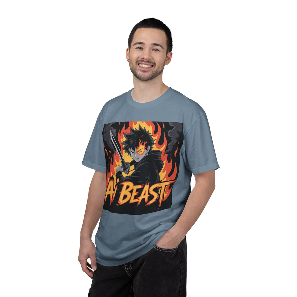 AI  BEAST "Warrior.exe"  of Unisex Garment-Dyed T-shirt