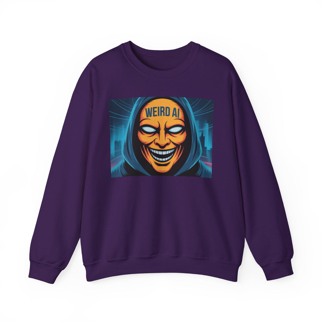 Weird AI "Masked Mode" Unisex Heavy Blend™ Crewneck Sweatshirt