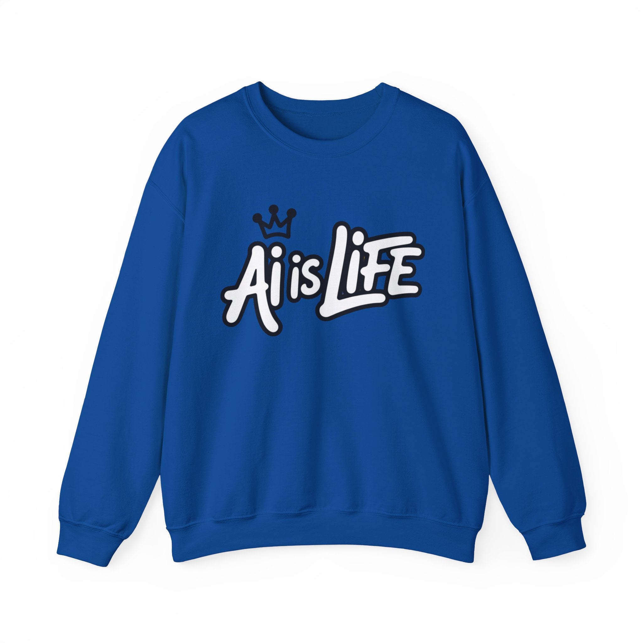 Ai is Life  "Crown Circuit" Unisex Heavy Blend™ Crewneck Sweatshirt