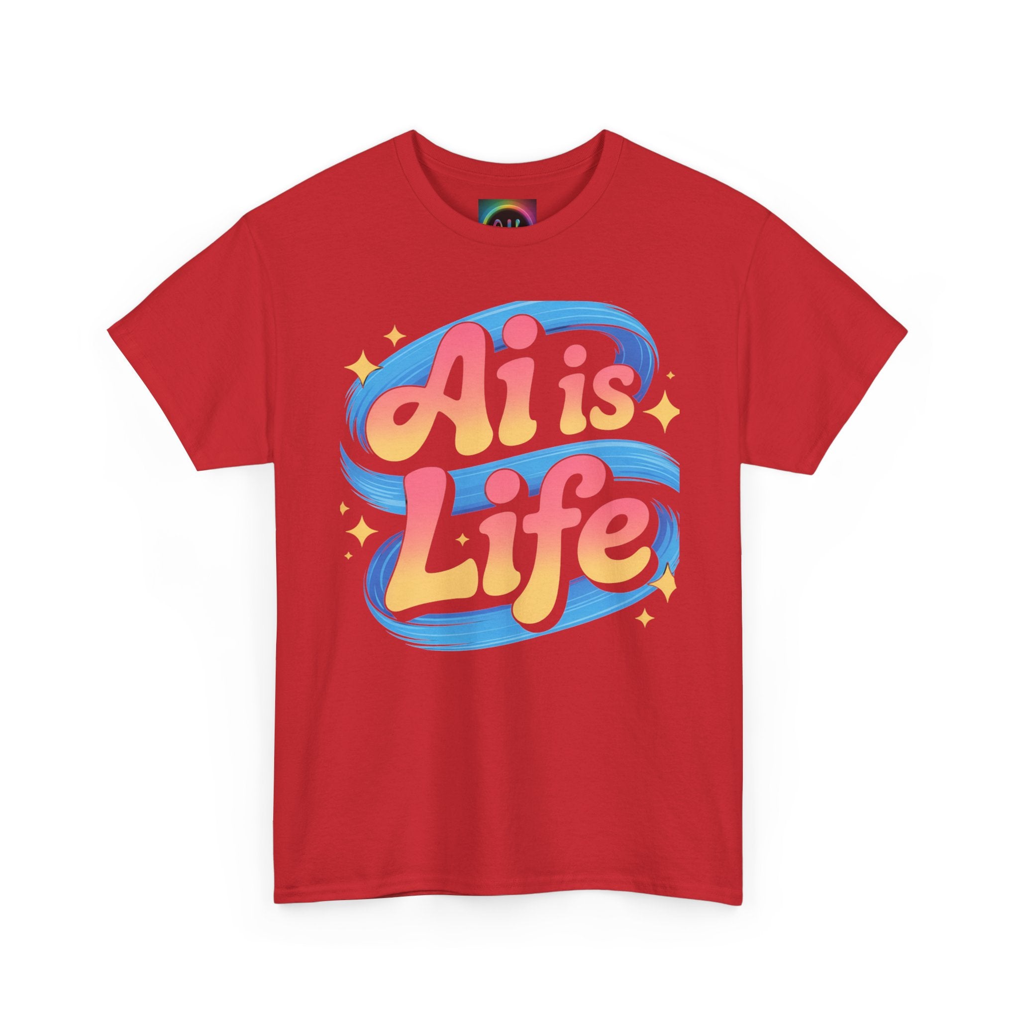 Al is Life "COSMIC SWIRL" — Colorful Retro Graphic Tee T‑Shirt