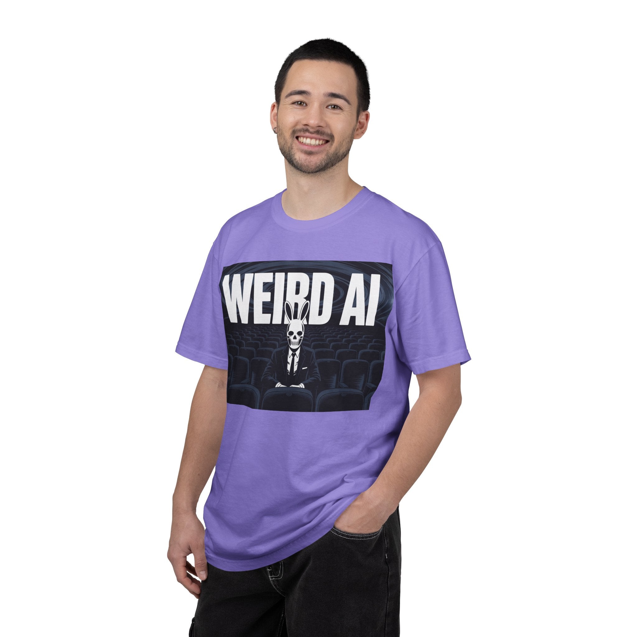 WEIRD AI  " Backrooms Theater " Unisex Garment-Dyed T-shirt