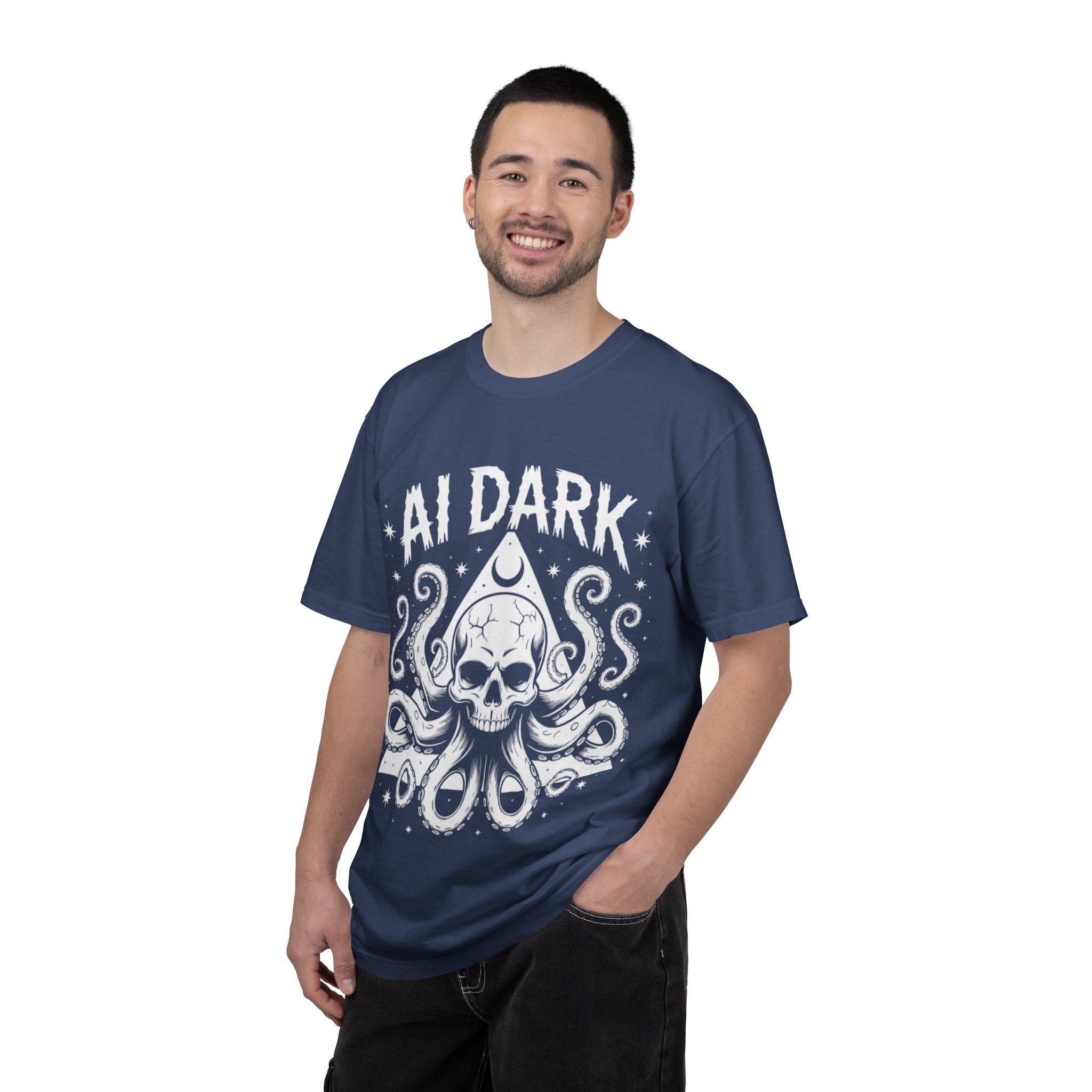 AI Dark  "Nightmare Network"  Unisex Garment-Dyed T-shirt