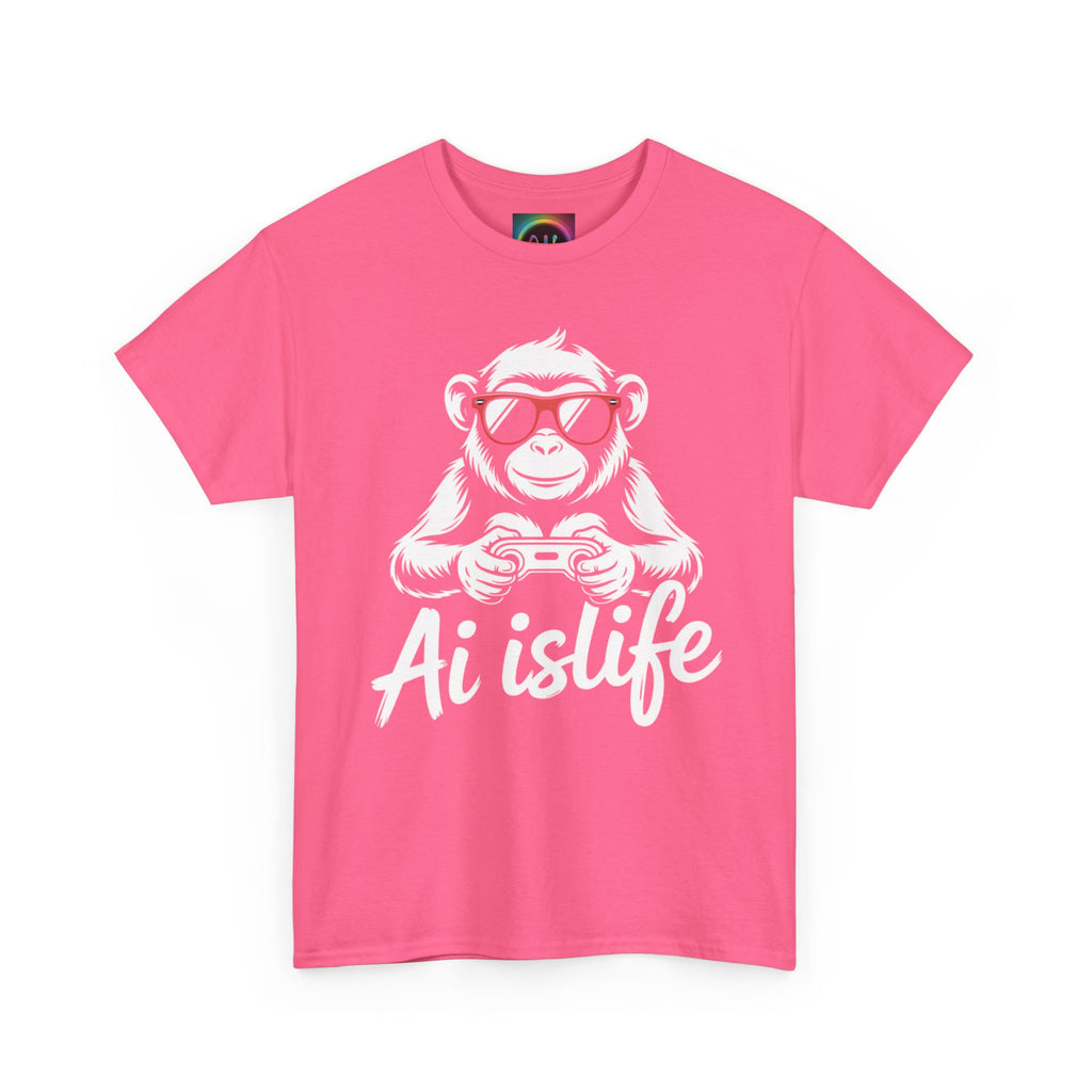 AI Is Life "GAMER CHIMP ELITE" Unisex Graphic T-Shirt