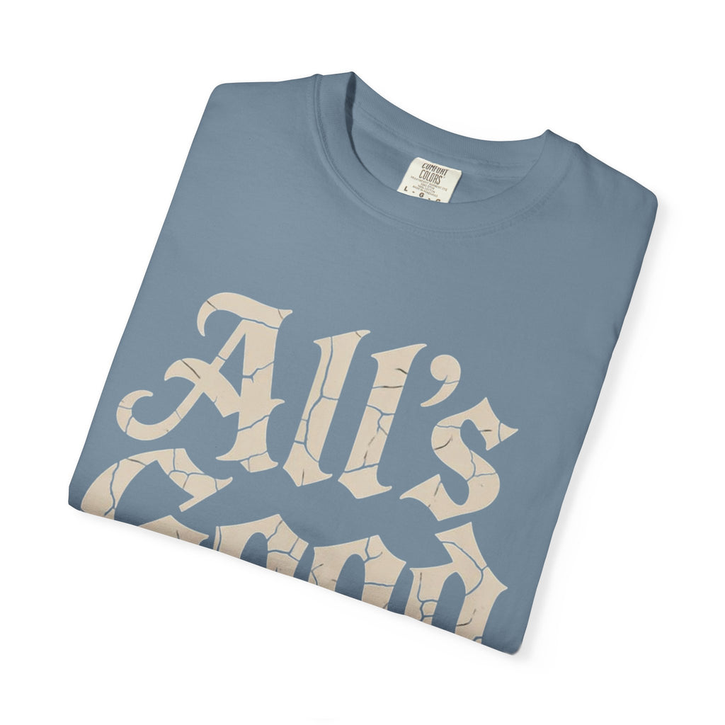 ALL’S GOOD WITH AI “Cracked Code Classic” Unisex Garment-Dyed T-shirt