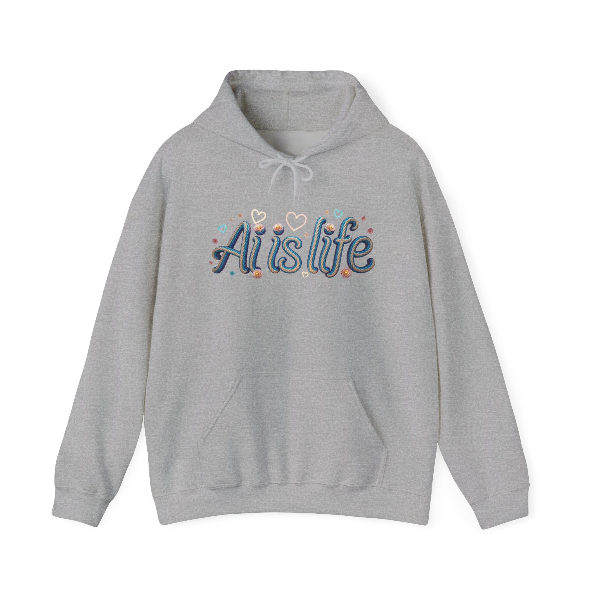 AI is Life  "TWISTED BEAUTY"  Cozy Unisex Sweatshirt