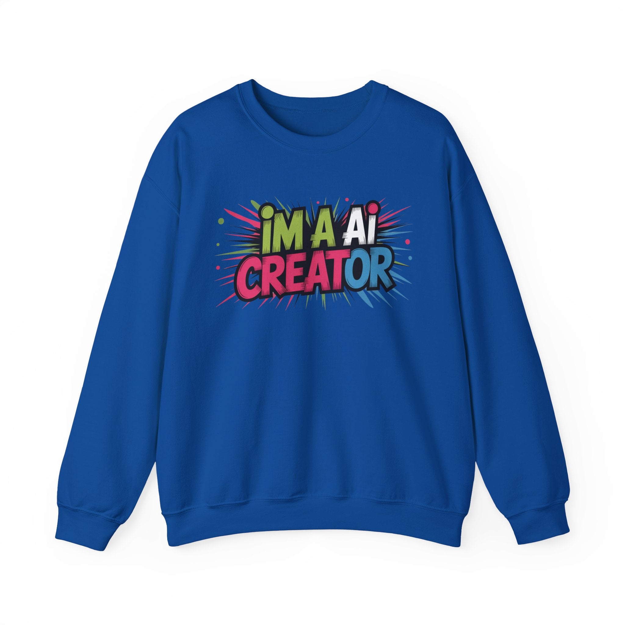 AI Creator  "Code Splash" Unisex Heavy Blend™ Crewneck Sweatshirt