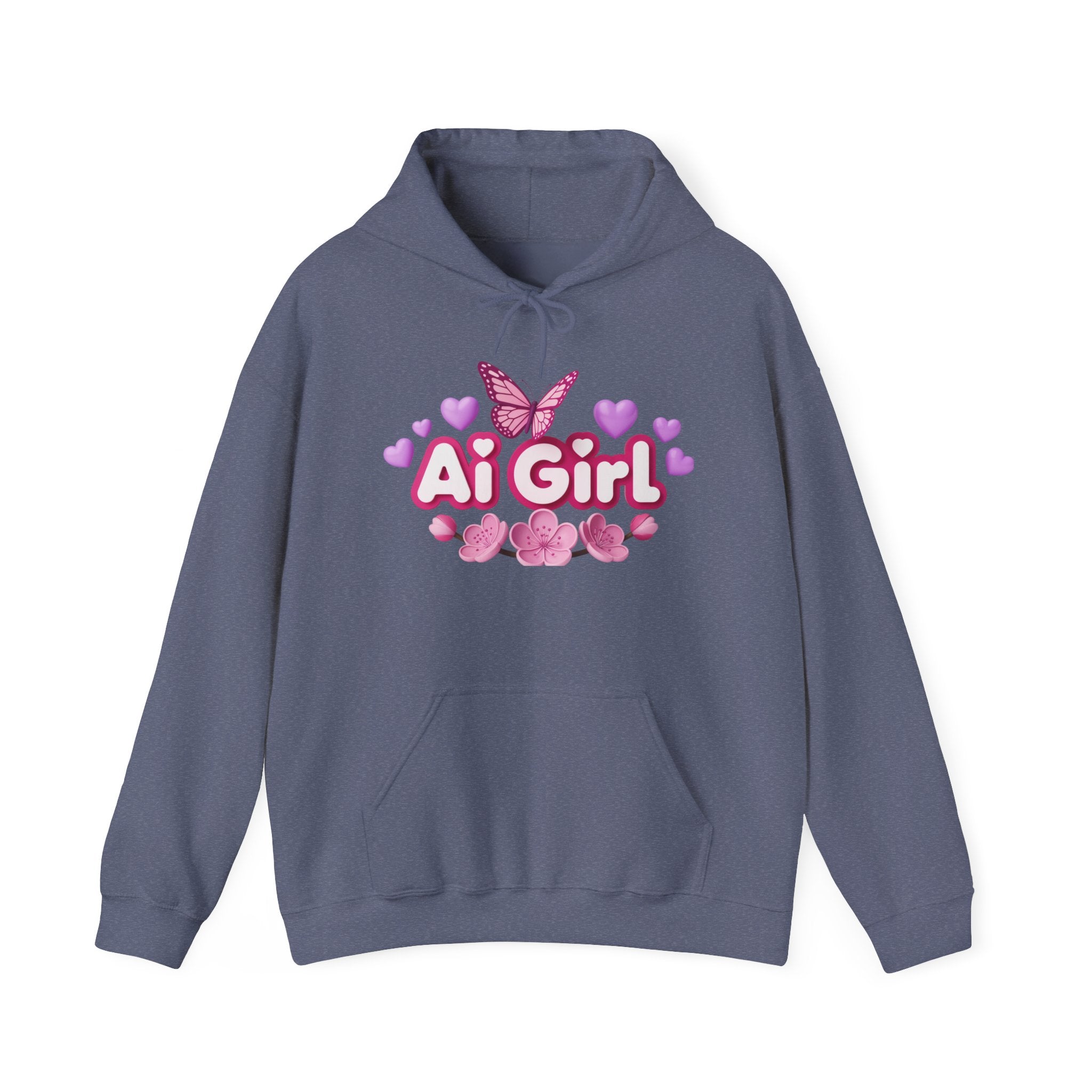 Ai Girl  "Cyber Cutie" Unisex Heavy Blend™ Hooded Sweatshirt