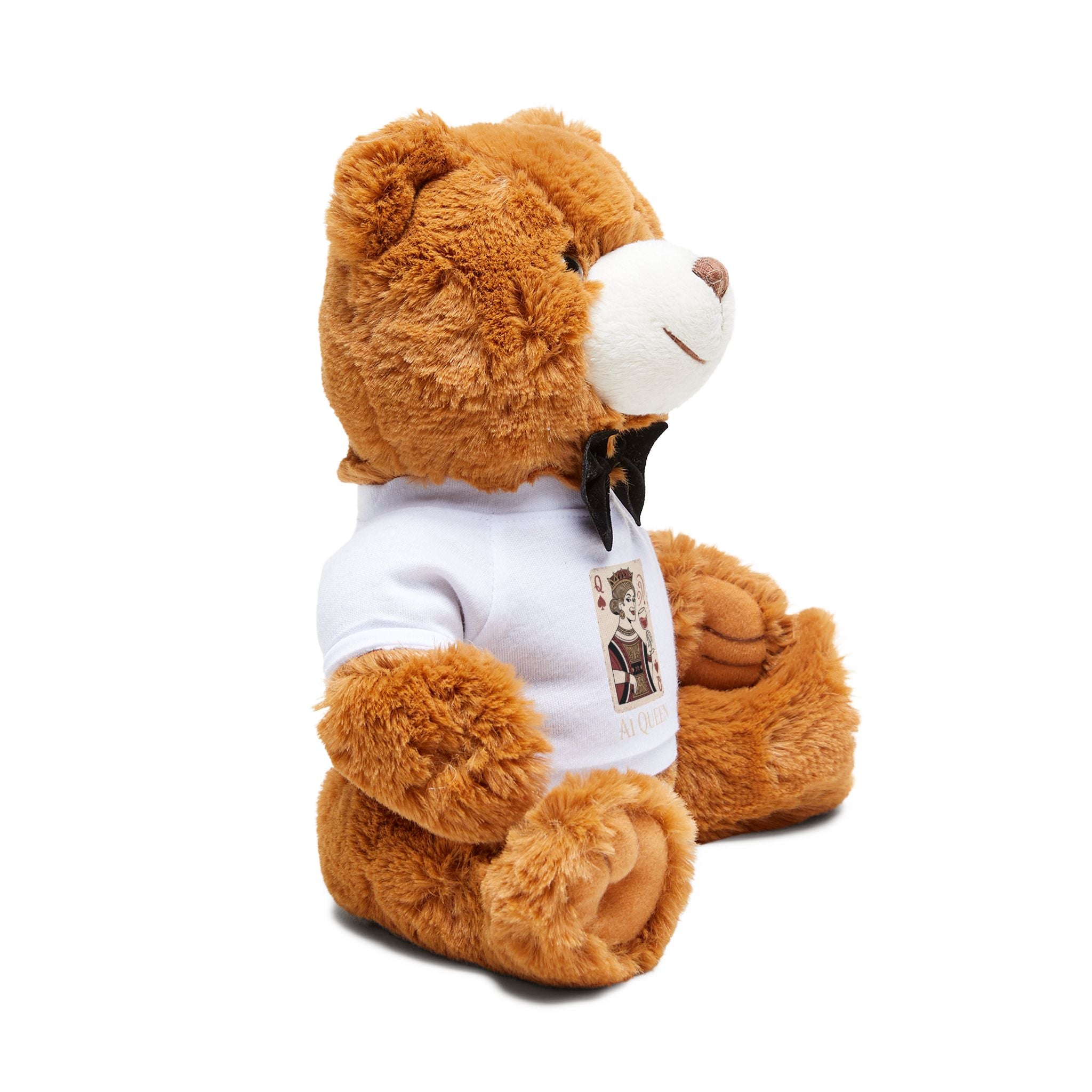 AI Queen "ROYAL ALGORITHM"  Teddy Bear with T-Shirt