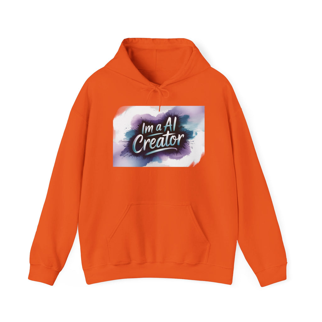 I’m a AI Creator “DIGITAL BRUSHSTROKE” Unisex Heavy Blend™ Hooded Sweatshirt