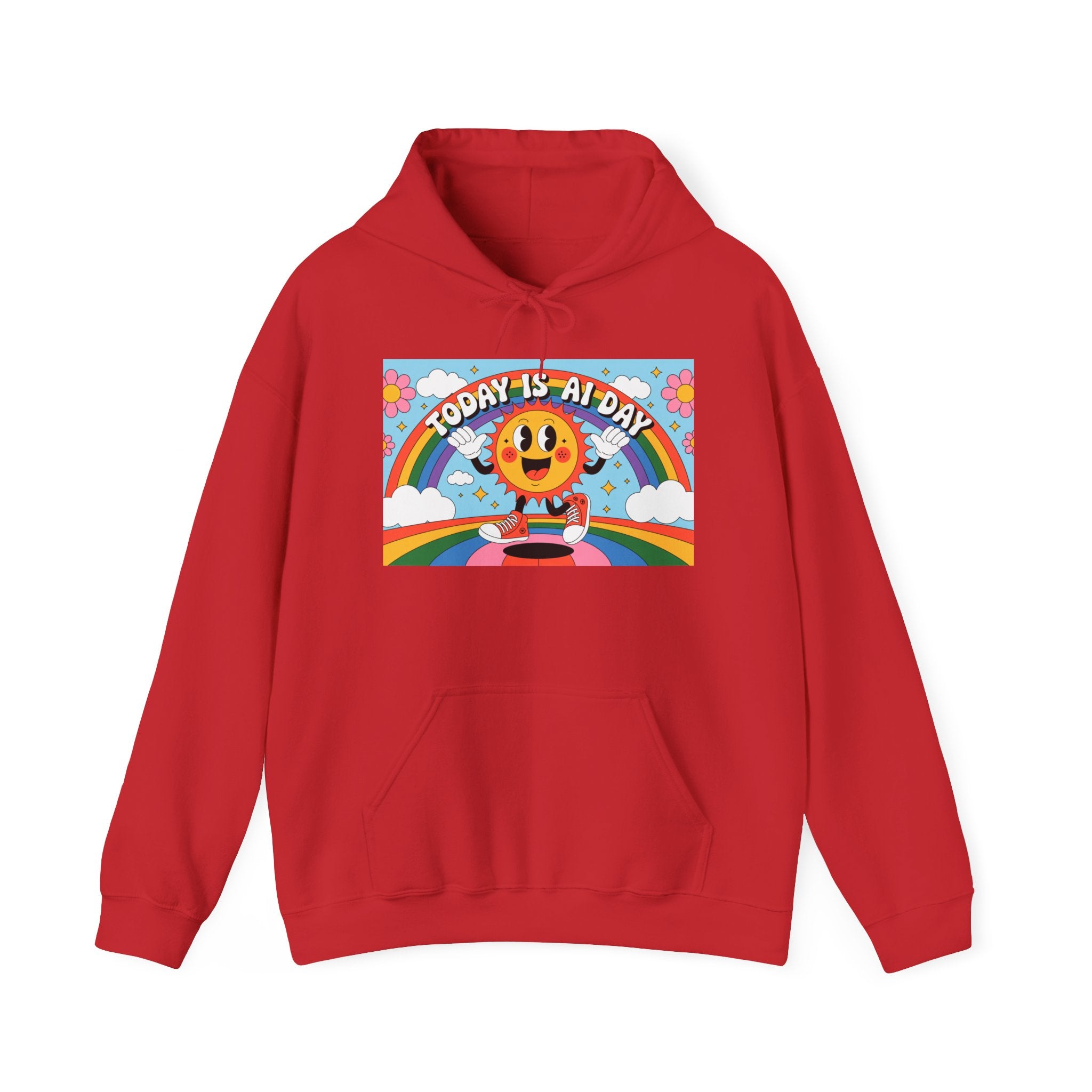 Today Is AI Day  "Sunshine Circuit" Unisex Sweatshirt, Fun Casual Wear