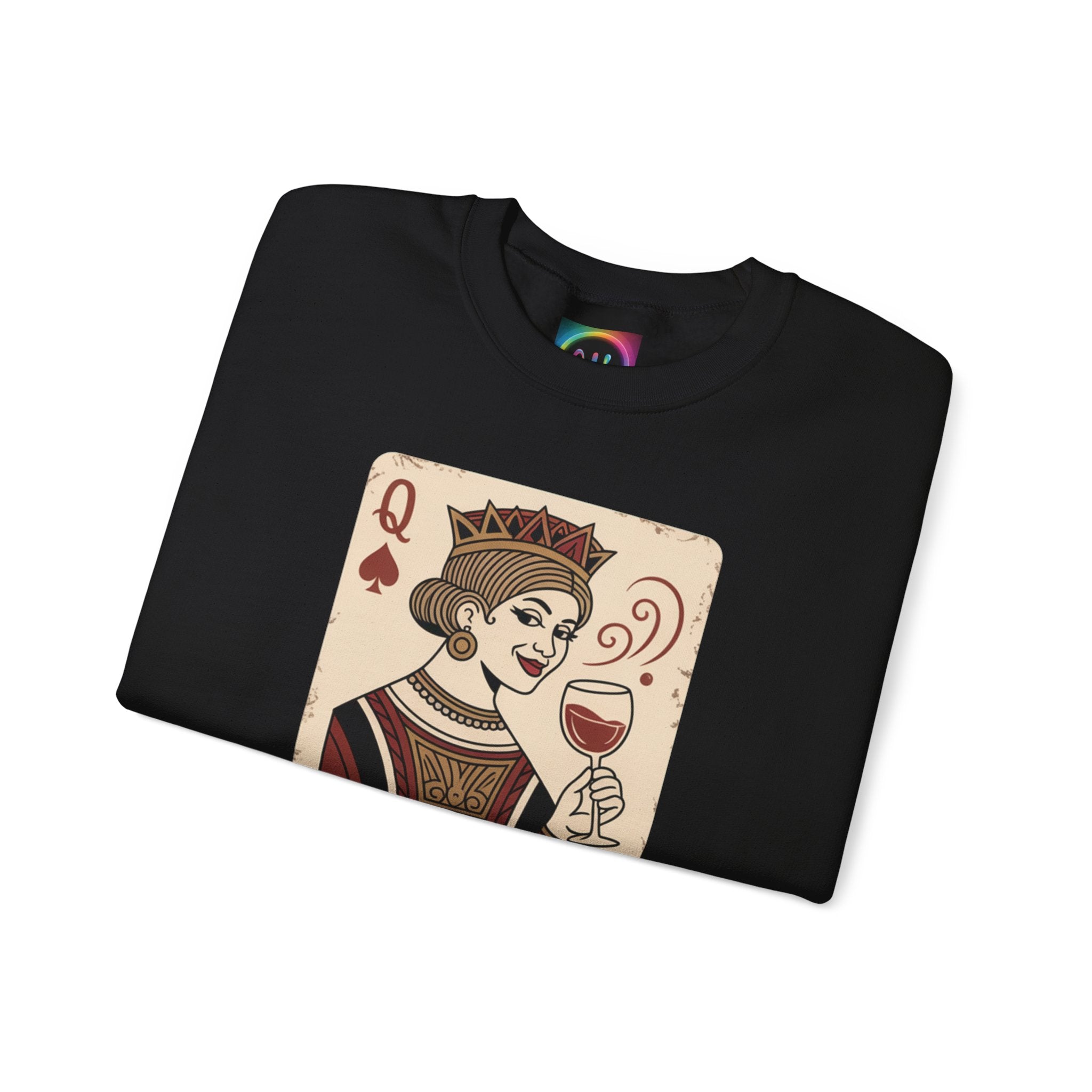 AI Queen "ROYAL ALGORITHM"  Unisex Heavy Blend Crewneck Sweatshirt