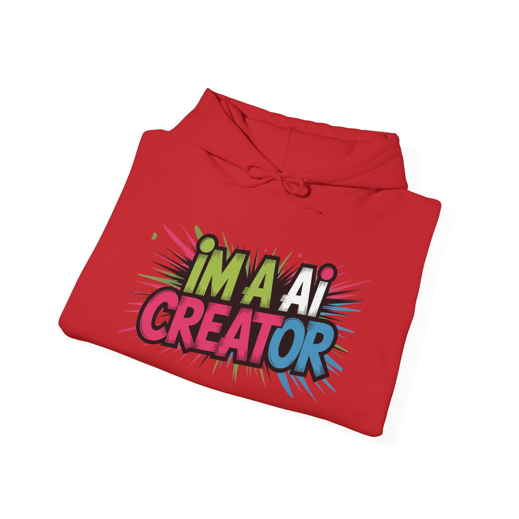 AI Creator  "Code Splash" Unisex Heavy Blend™ Hooded Sweatshirt