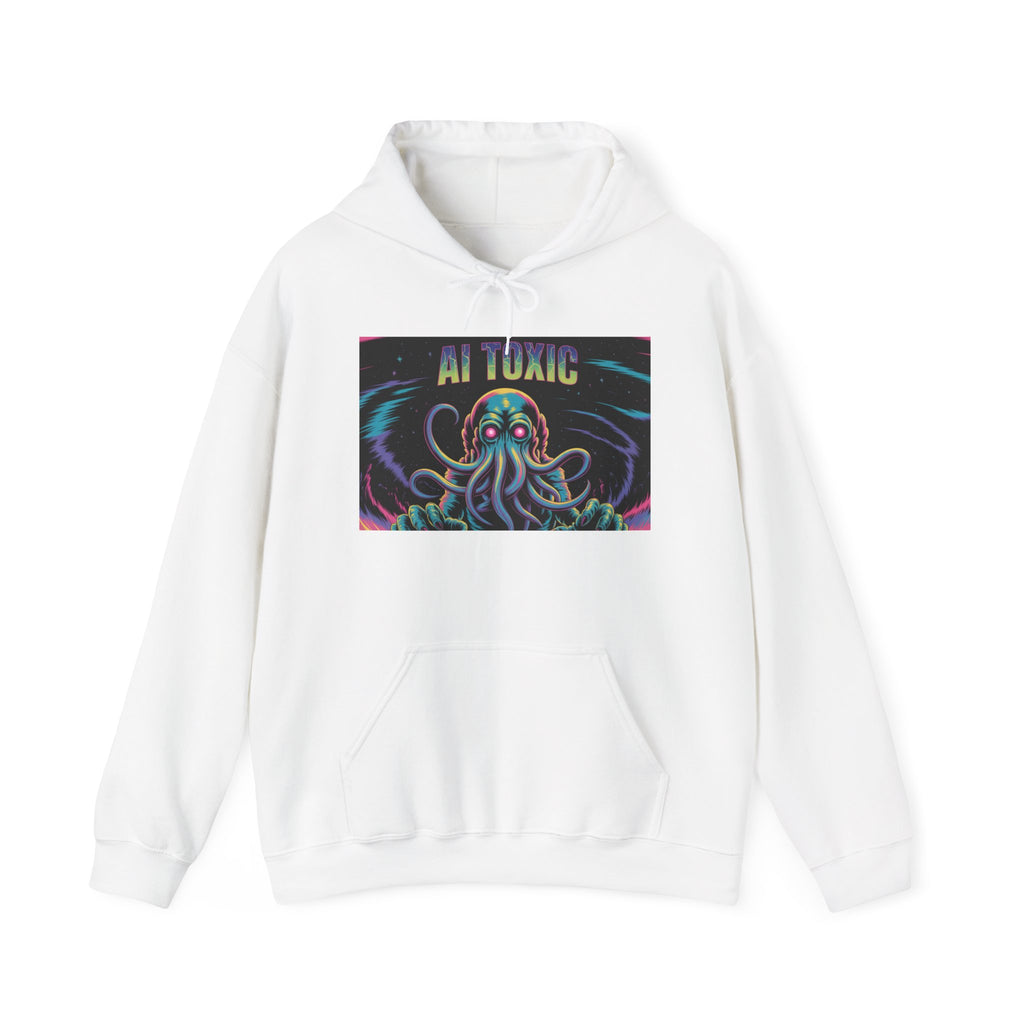 AI TOXIC  "Data  Overlord" Unisex Heavy Blend™ Hooded Sweatshirt