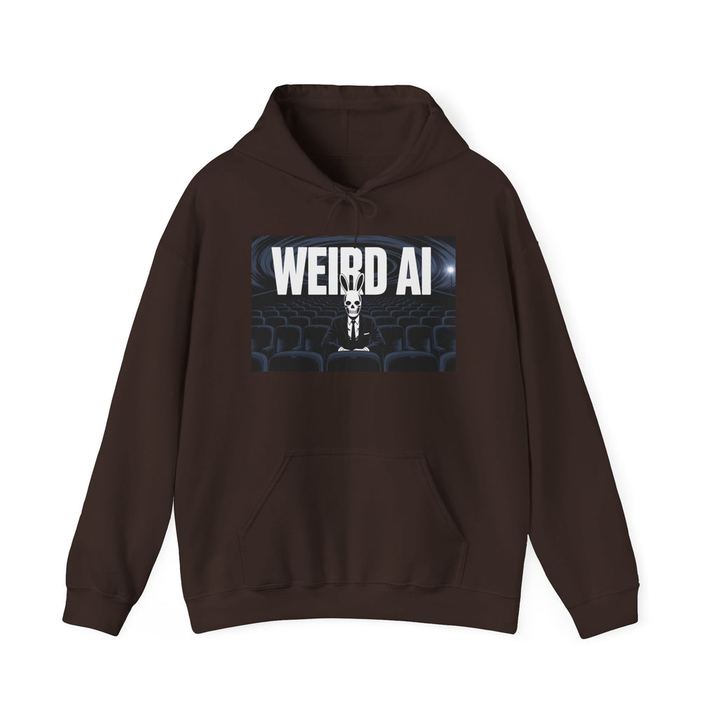 WEIRD AI  " Backrooms Theater "  Unisex Heavy Blend™ Hooded Sweatshirt