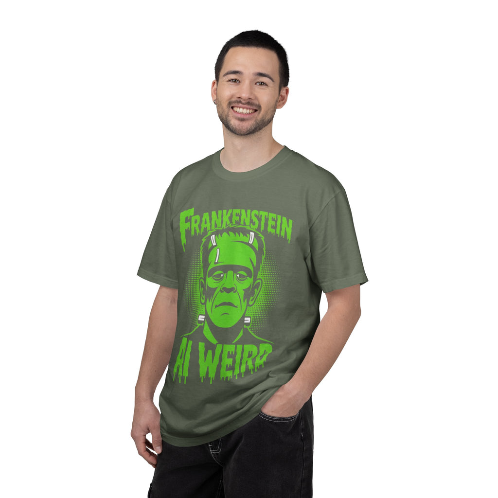AI Weird  "Frankenbyte" Unisex Garment-Dyed T-shirt