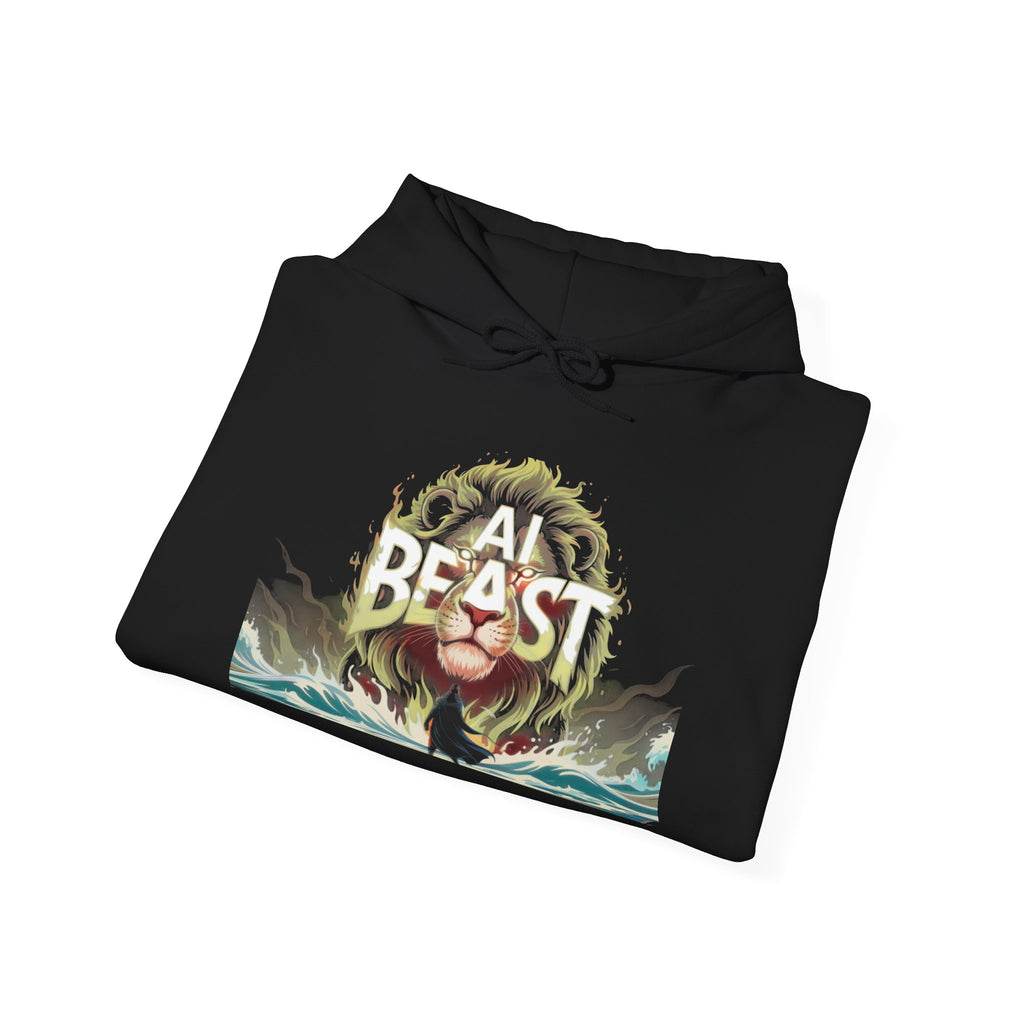 AI BEAST “Majestic Upload” Unisex Heavy Blend™ Hooded Sweatshirt
