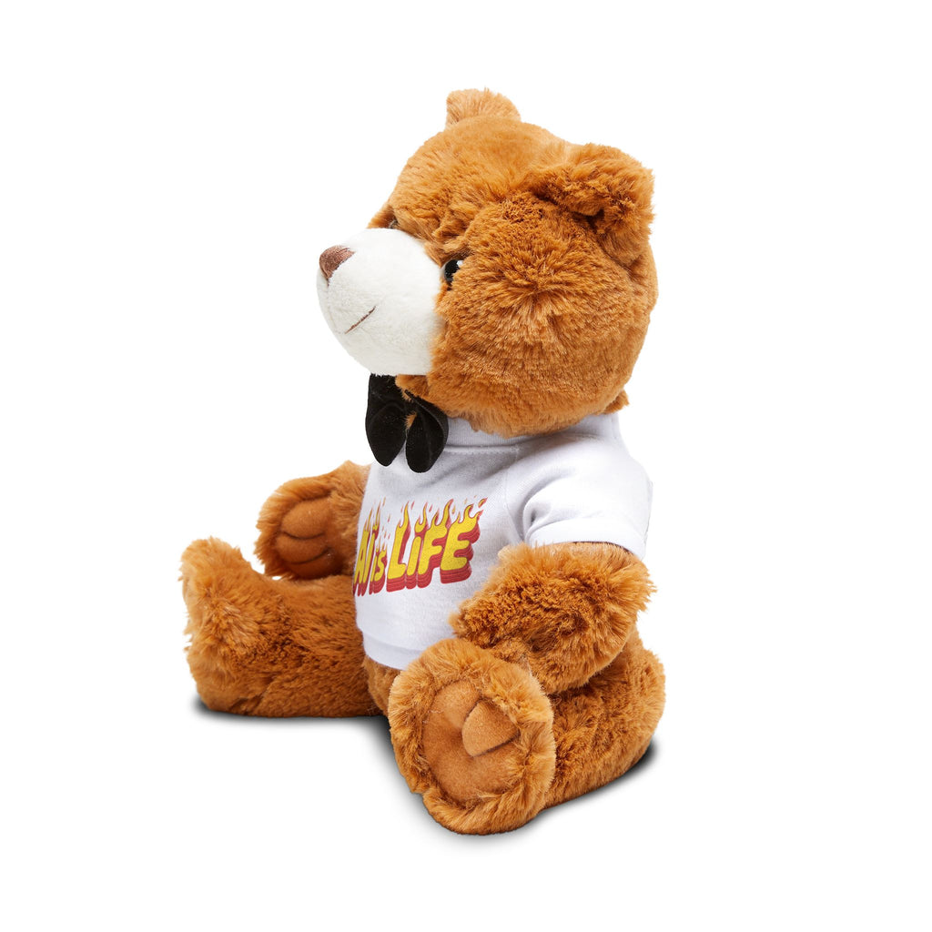 Cute AI is Life "Flame Code" Teddy Bear with T-shirt