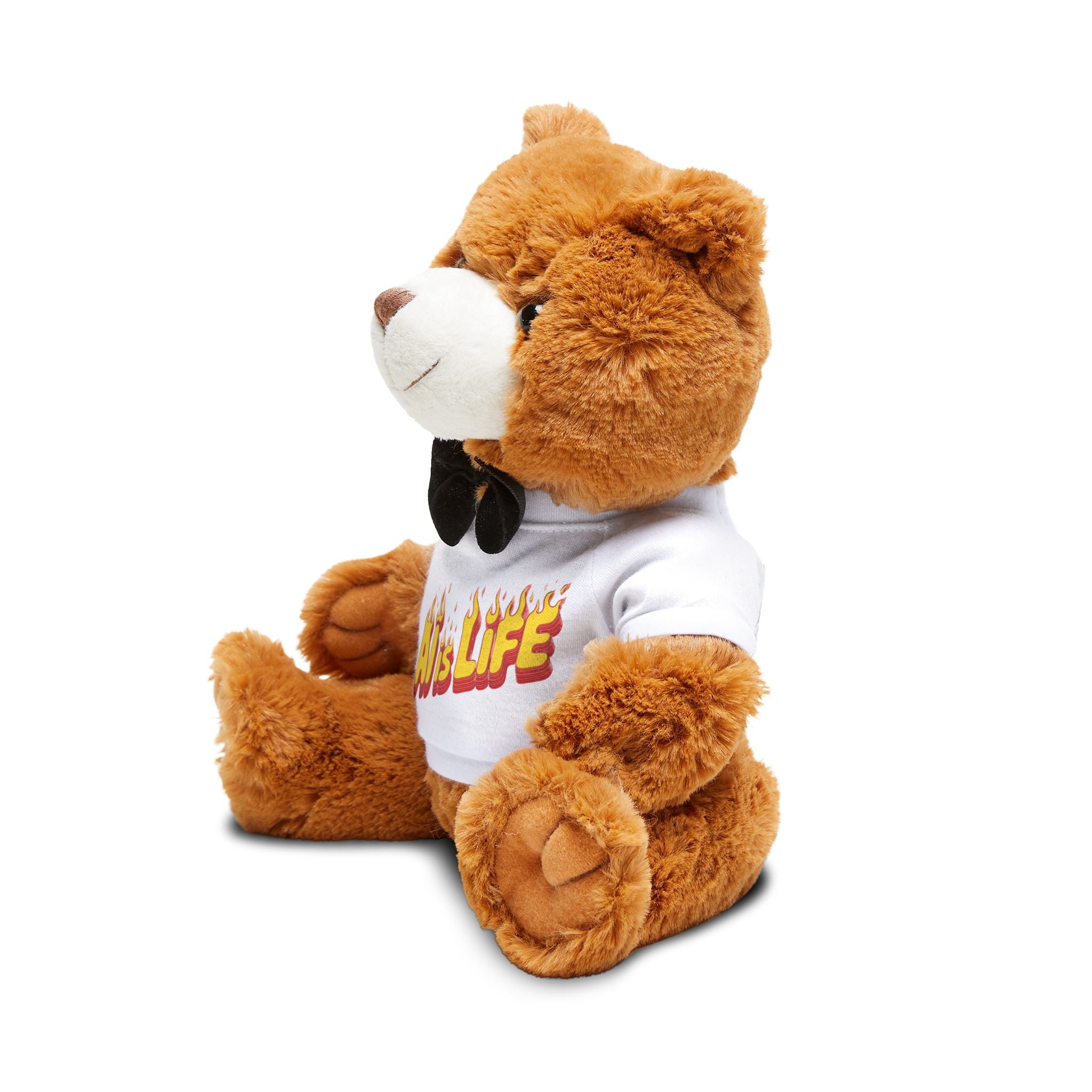 Cute AI is Life "Flame Code" Teddy Bear with T-shirt