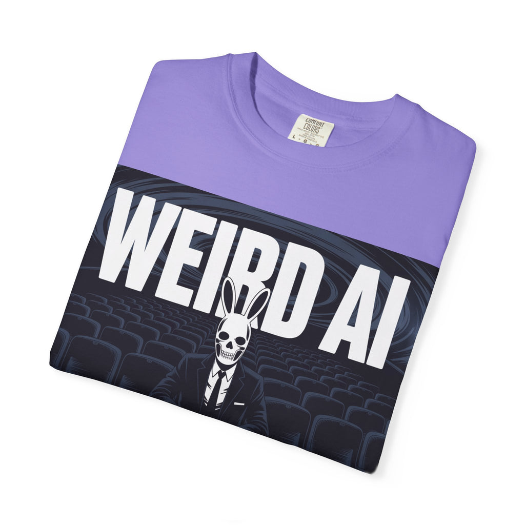 WEIRD AI  " Backrooms Theater " Unisex Garment-Dyed T-shirt