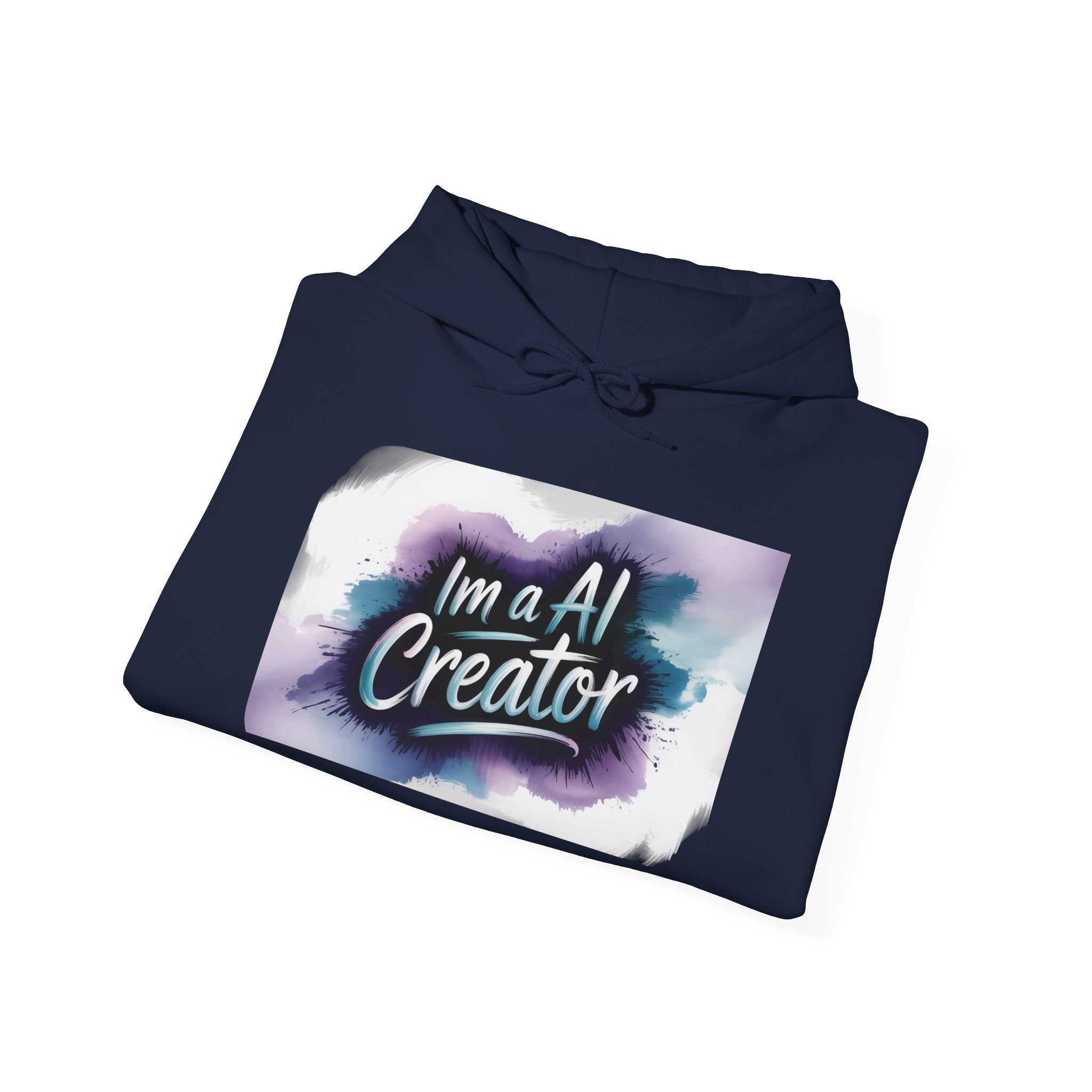 I’m a AI Creator “DIGITAL BRUSHSTROKE” Unisex Heavy Blend™ Hooded Sweatshirt
