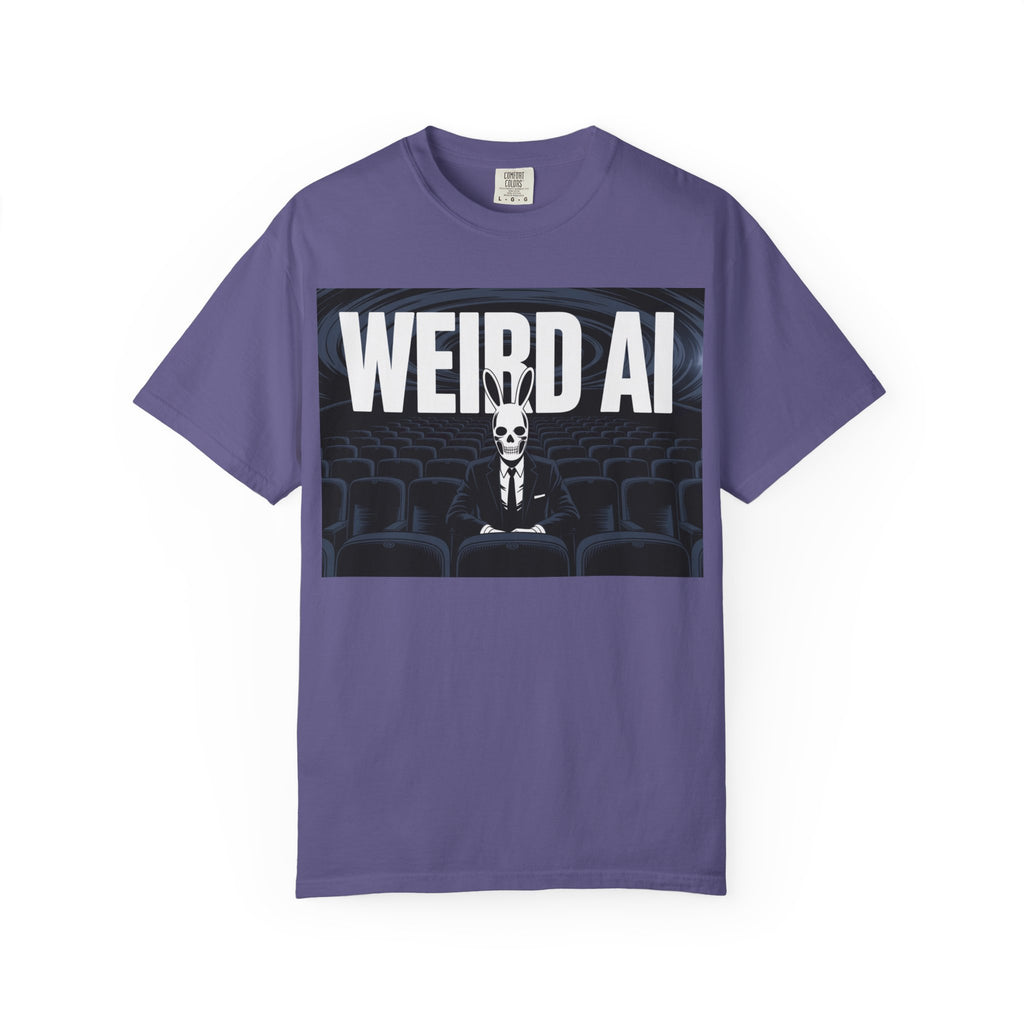 WEIRD AI  " Backrooms Theater " Unisex Garment-Dyed T-shirt