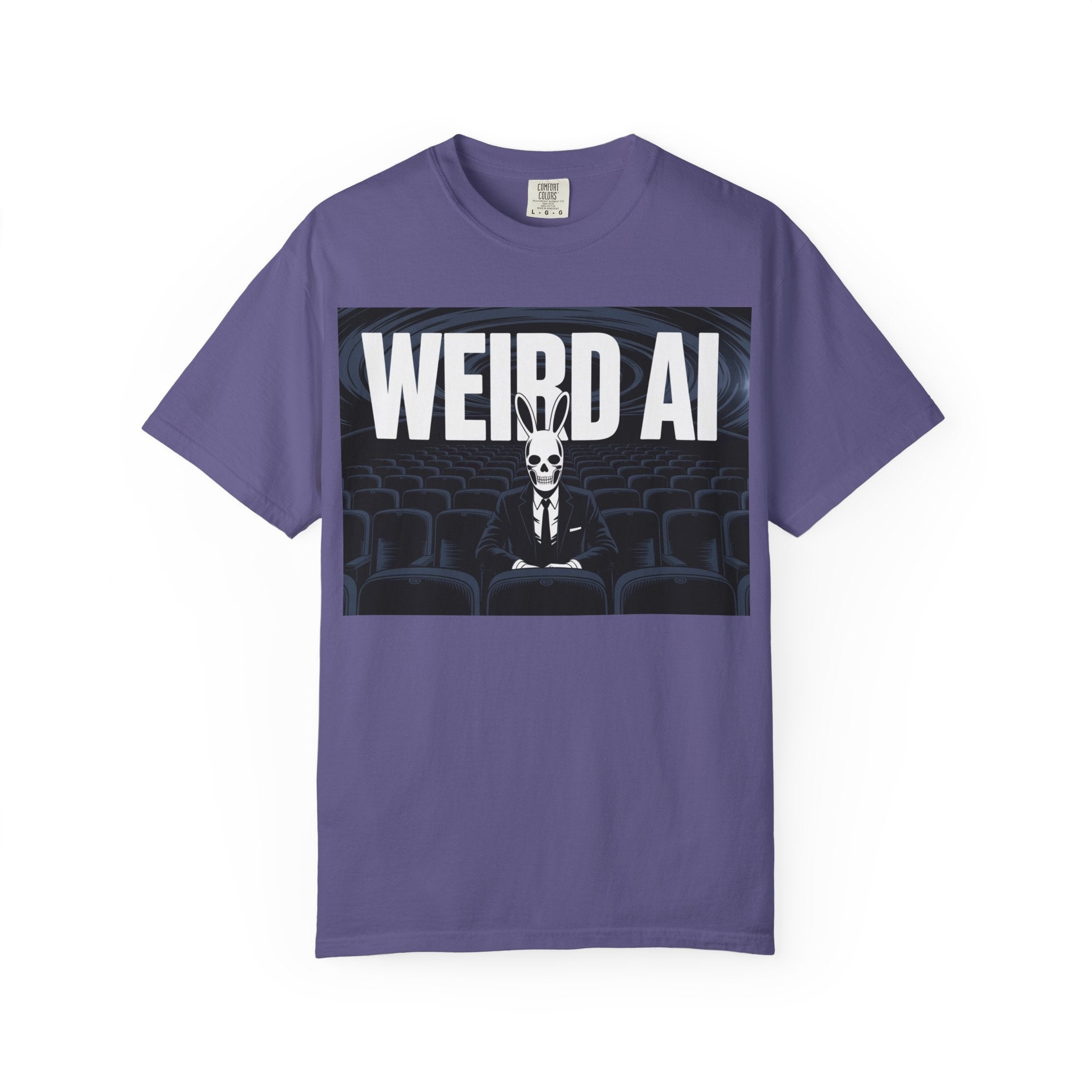 WEIRD AI  " Backrooms Theater " Unisex Garment-Dyed T-shirt