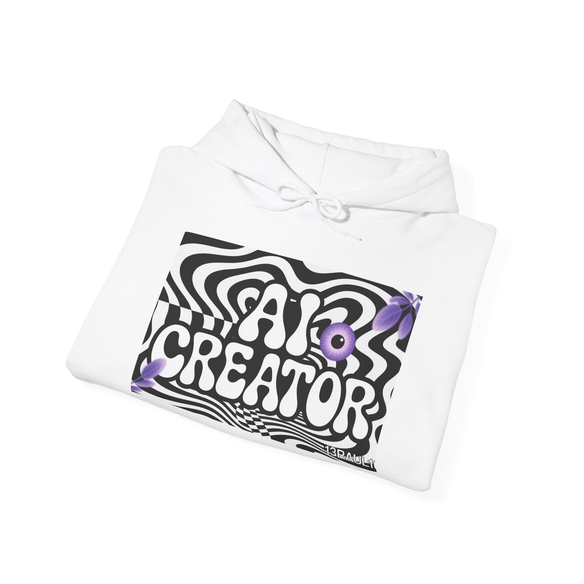 AI Creator  "Optic Loop" Unisex Heavy Blend™ Hooded Sweatshirt