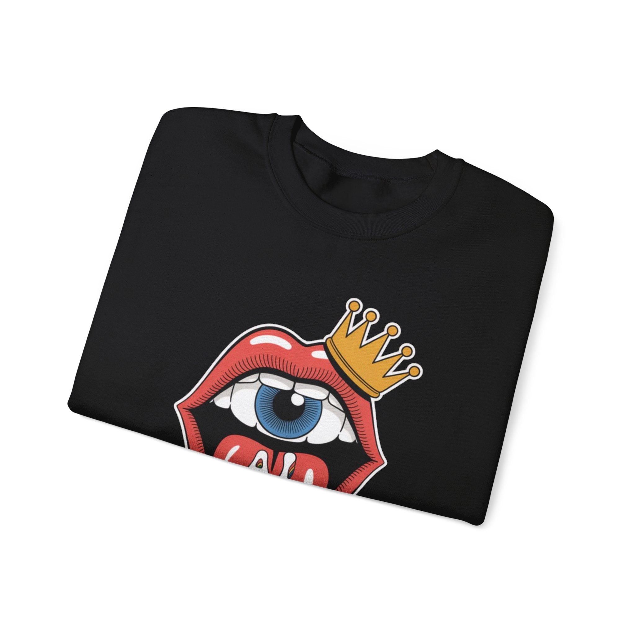 Ai Weird  "Royal Oddbyte" Unisex Heavy Blend™ Crewneck Sweatshirt