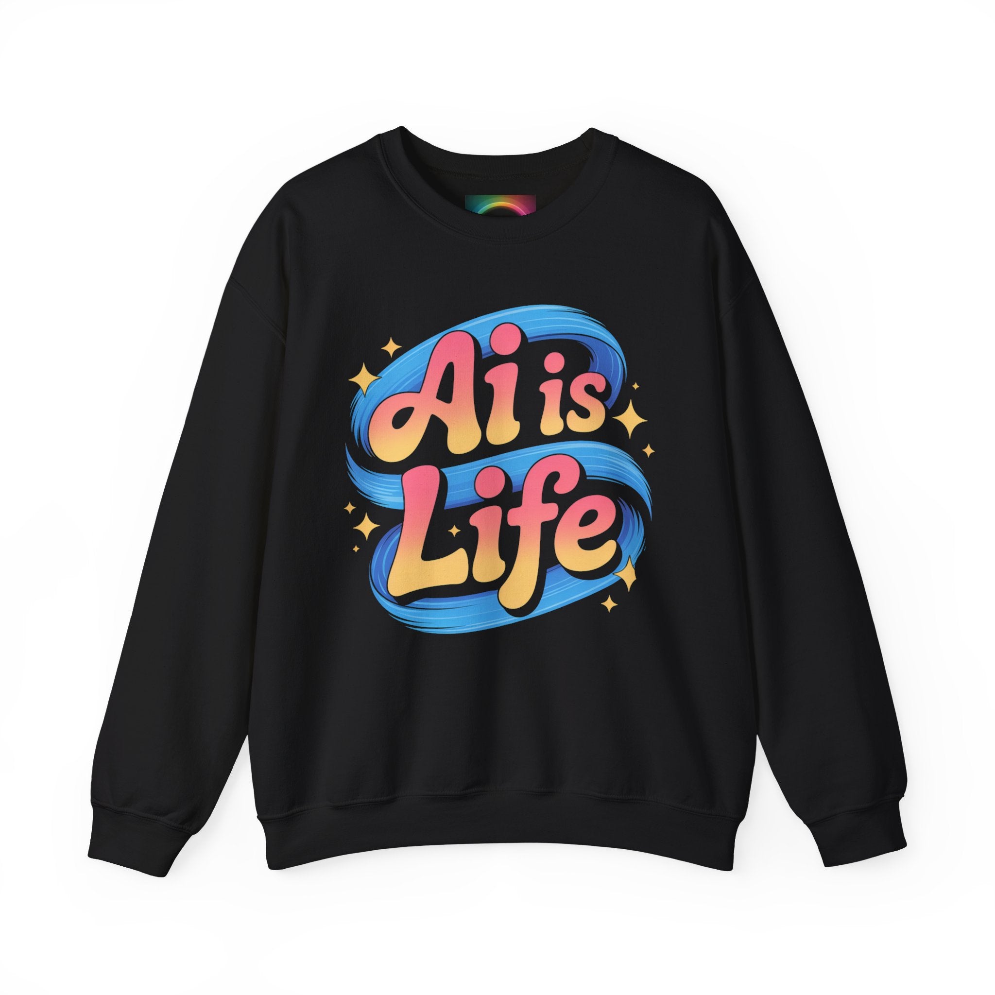 AI is Life "COSMIC SWIRL" Unisex Heavy Blend™ Crewneck Sweatshirt