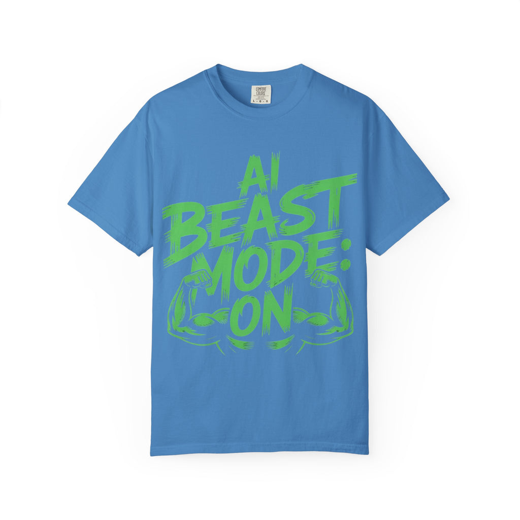 AI BEAST MODE: ON “DIGITAL HULK ENERGY” Unisex Garment-Dyed T-shirt