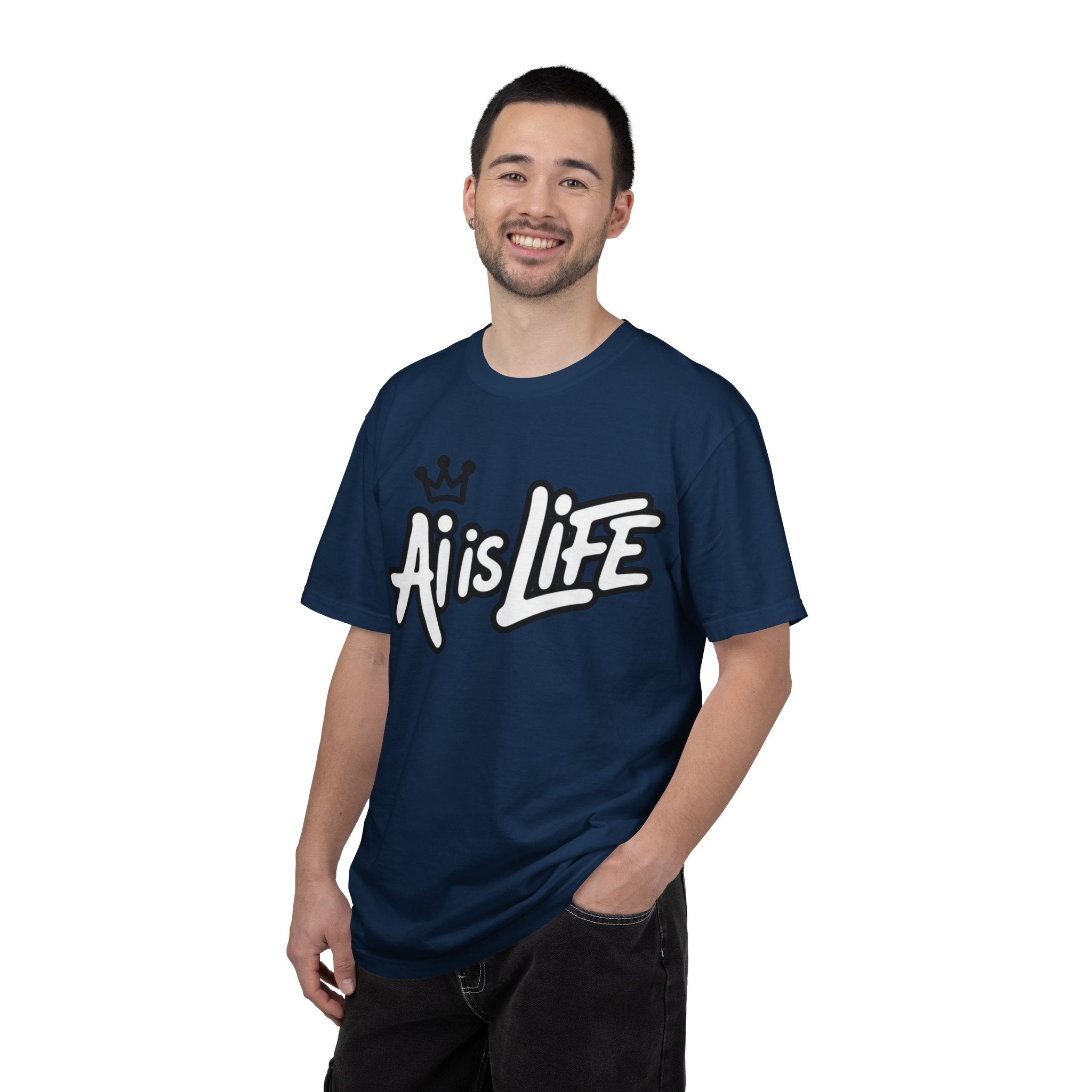 Ai is Life  "Crown Circuit" Unisex Garment-Dyed T-shirt
