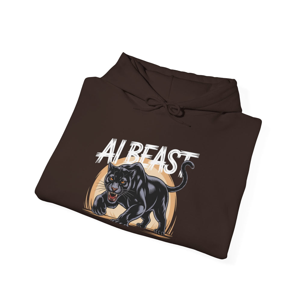 AI BEAST "Midnight Matrix" Unisex Heavy Blend™ Hooded Sweatshirt