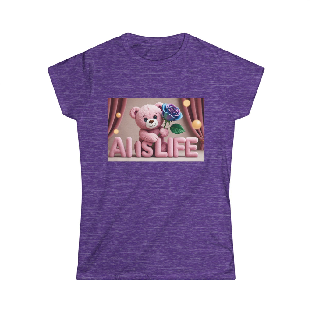 AI IS LIFE  "CUTE CIRCUIT" Women's Softstyle Tee