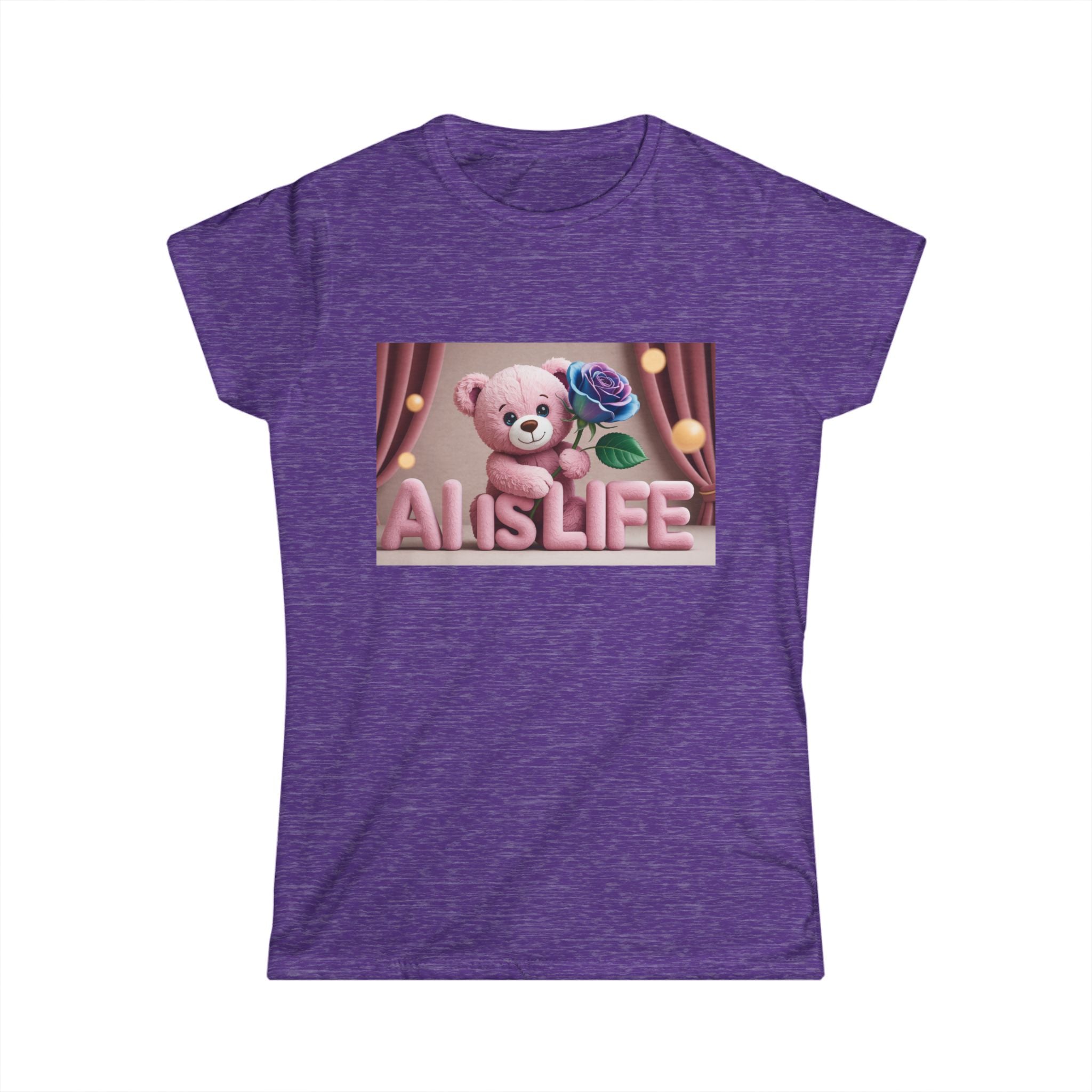 AI IS LIFE  "CUTE CIRCUIT" Women's Softstyle Tee
