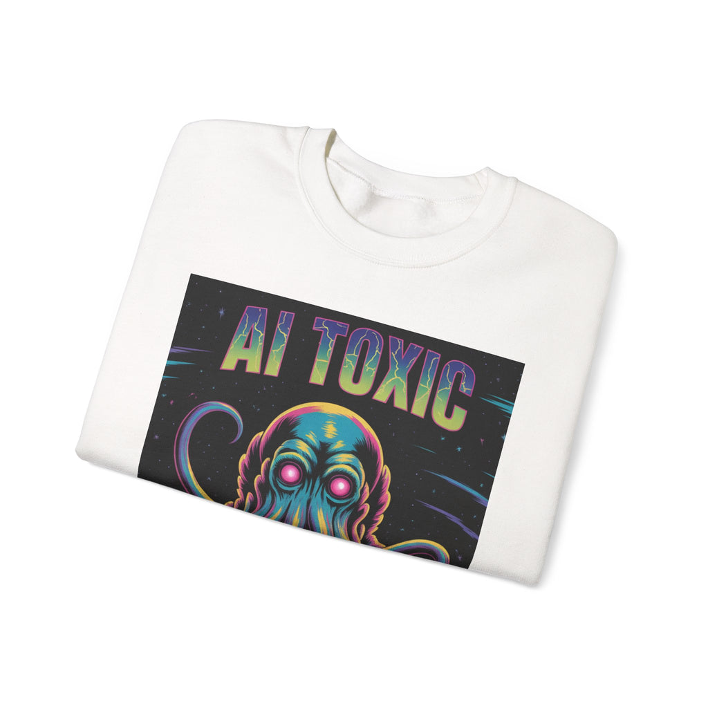 AI TOXIC  "Data Overlord" Unisex Heavy Blend™ Crewneck Sweatshirt