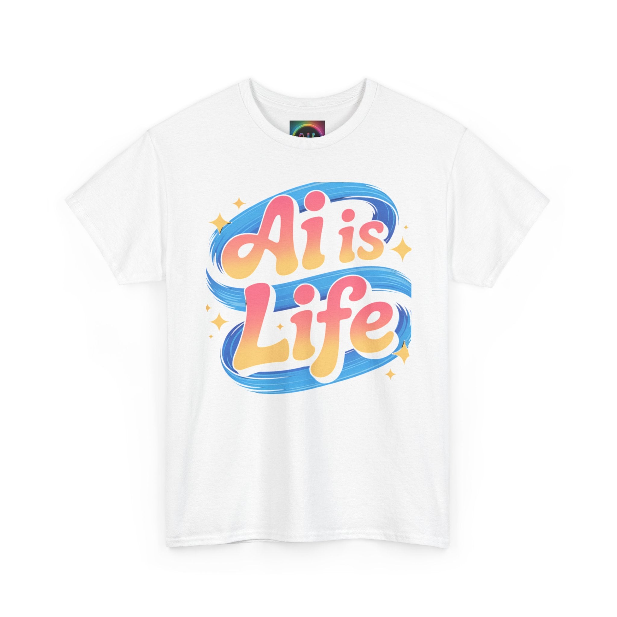 Al is Life "COSMIC SWIRL" — Colorful Retro Graphic Tee T‑Shirt