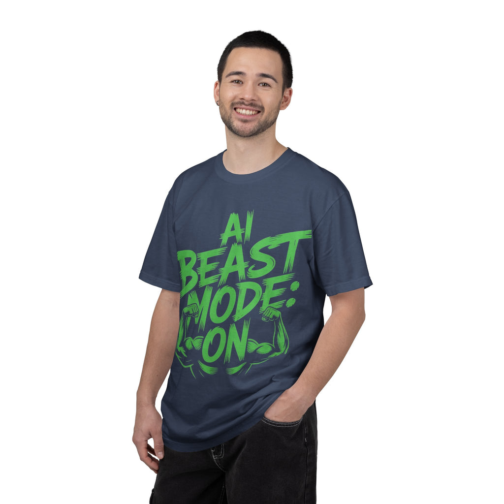 AI BEAST MODE: ON “DIGITAL HULK ENERGY” Unisex Garment-Dyed T-shirt