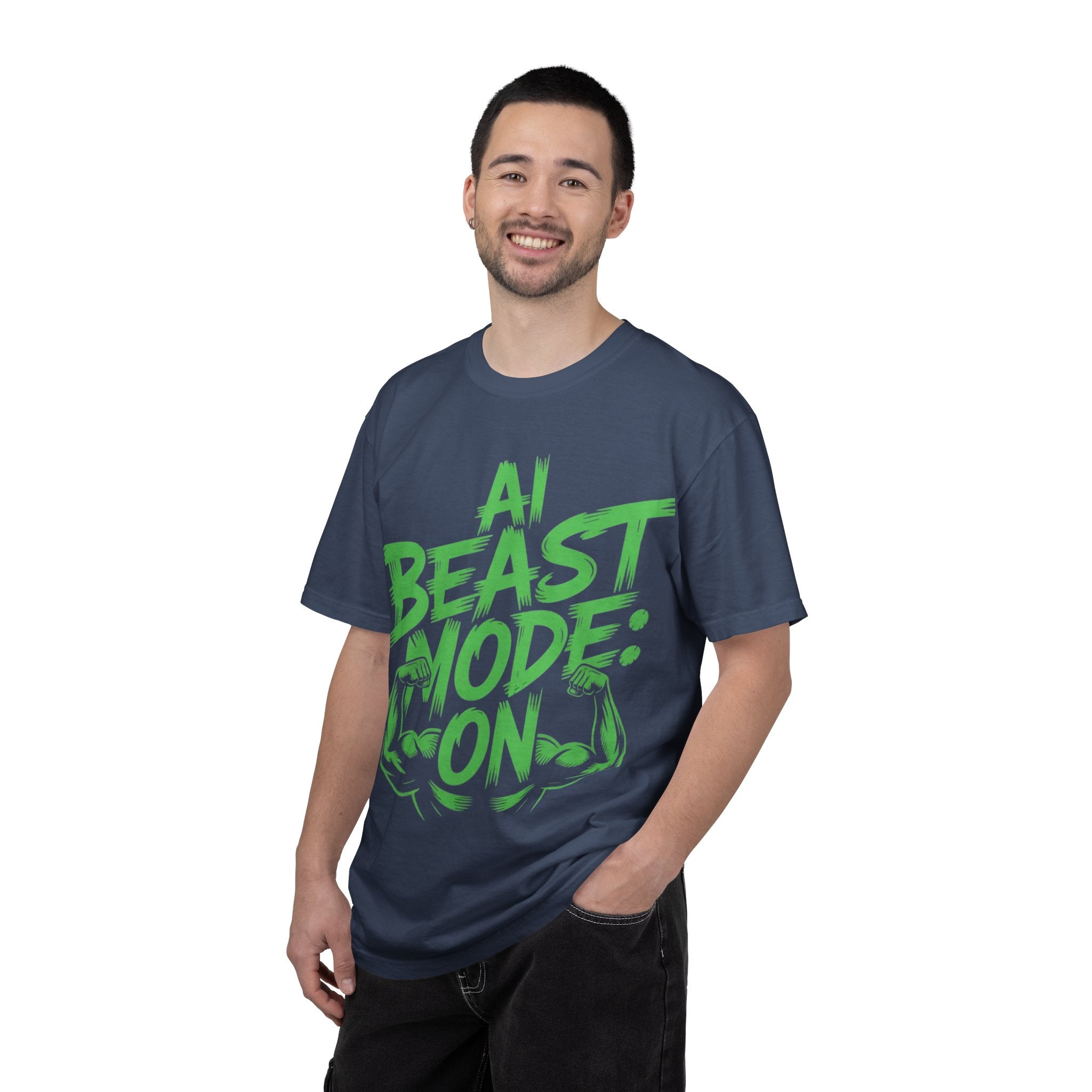 AI BEAST MODE: ON “DIGITAL HULK ENERGY” Unisex Garment-Dyed T-shirt