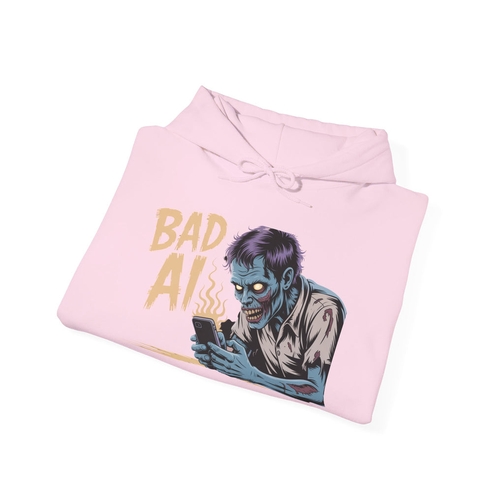 Bad AI "ZOMBIE SCROLL" Unisex Heavy Blend™ Hooded Sweatshirt