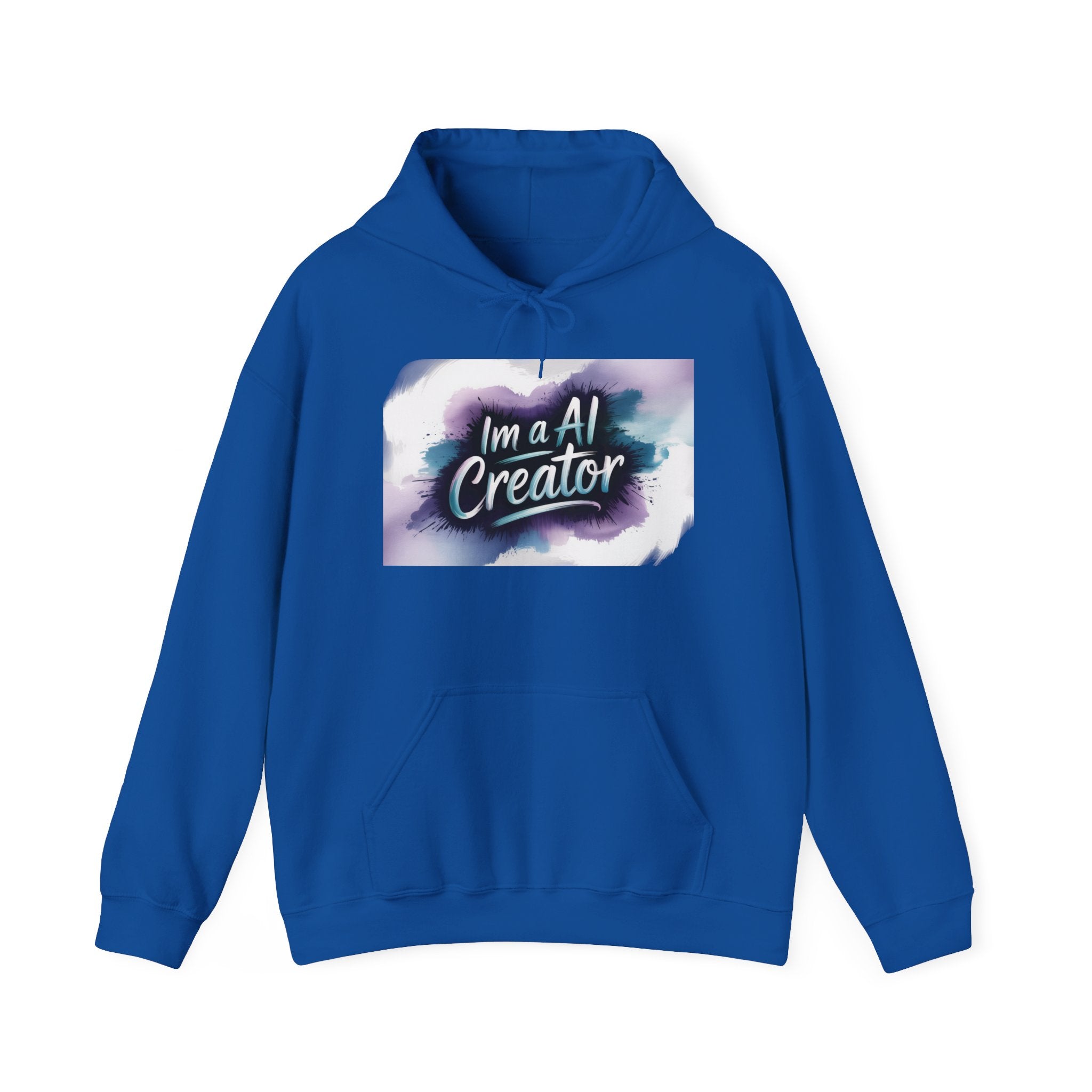 I’m a AI Creator “DIGITAL BRUSHSTROKE” Unisex Heavy Blend™ Hooded Sweatshirt