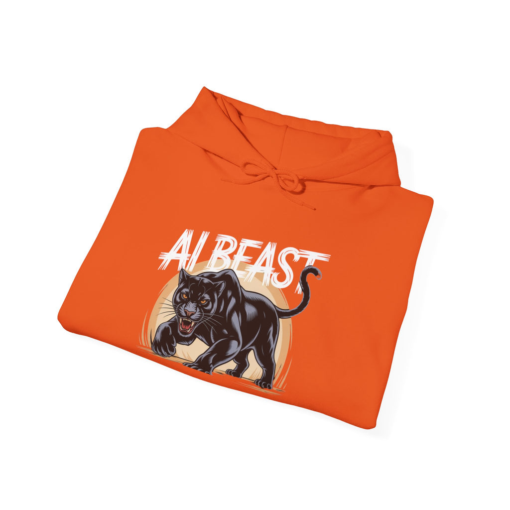 AI BEAST "Midnight Matrix" Unisex Heavy Blend™ Hooded Sweatshirt