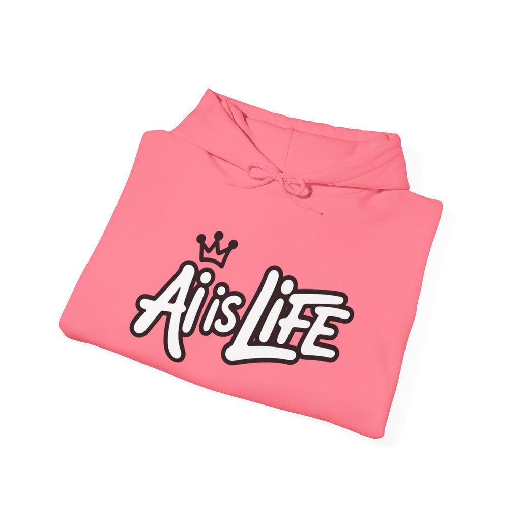 AI is LIFE “DIGITAL DYNASTY” Unisex Heavy Blend™ Hooded Sweatshirt