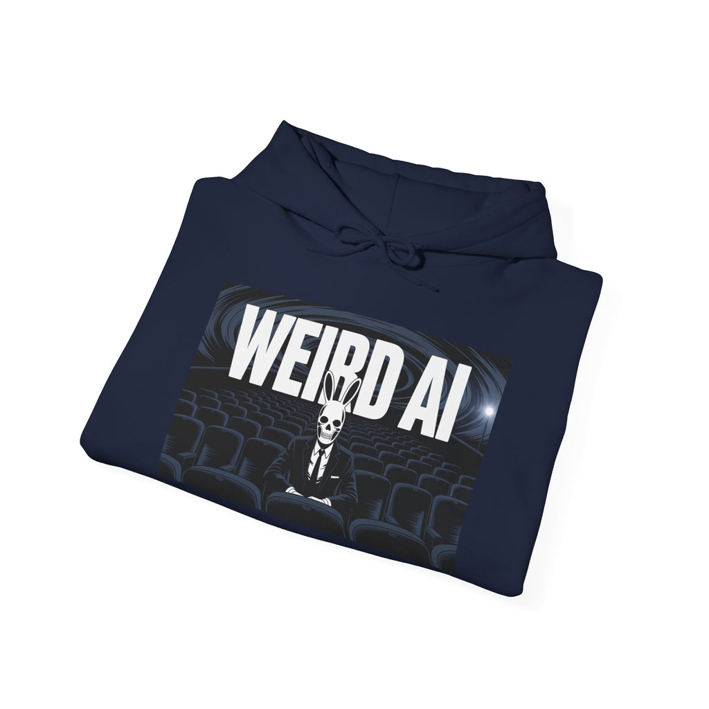 WEIRD AI  " Backrooms Theater "  Unisex Heavy Blend™ Hooded Sweatshirt