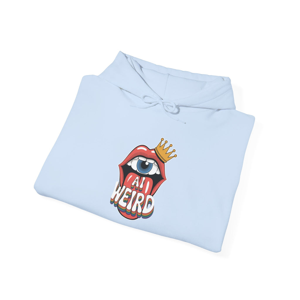 Ai Weird  "Royal Oddbyte" Unisex Heavy Blend™ Hooded Sweatshirt