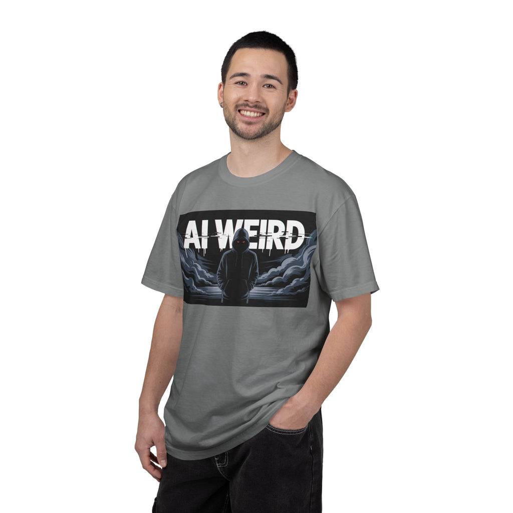 AI WEIRD – “DARK DATA ENTITY” Unisex Garment-Dyed T-shirt