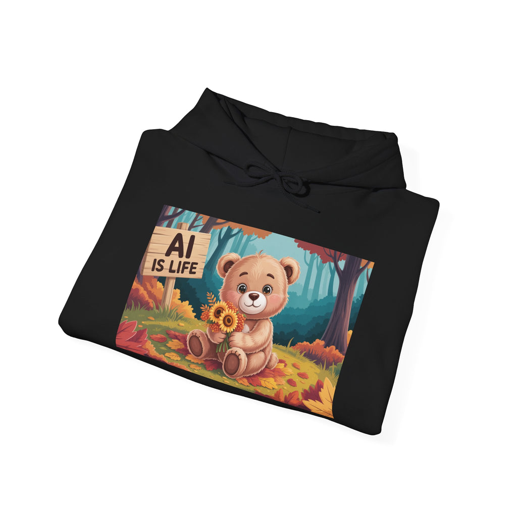 AI IS LIFE  " Cuddle Code "  Unisex Heavy Blend™ Hooded Sweatshirt