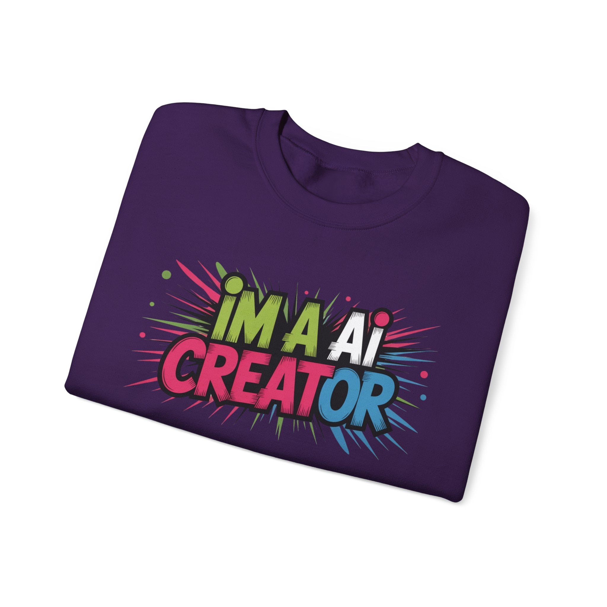 AI Creator  "Code Splash" Unisex Heavy Blend™ Crewneck Sweatshirt